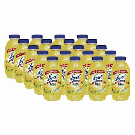 Lysol Cleaners & Detergents, Bottle, 10.75 oz, Sparkling Lemon & Sunflower Essence, 20 PK 19200-93805